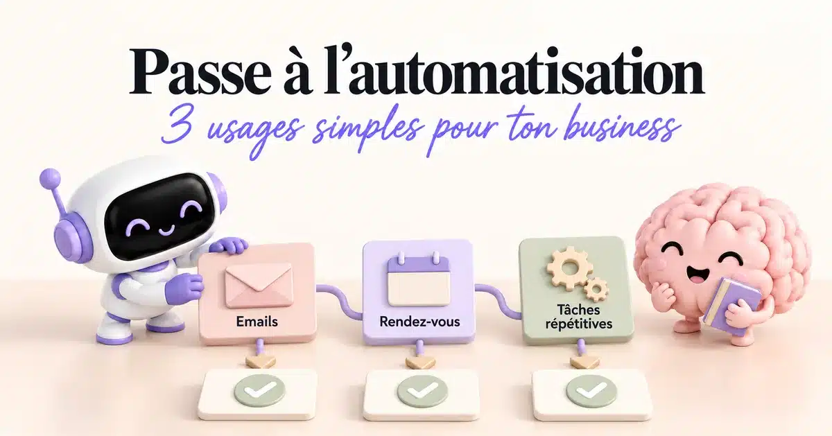 Trois automatisations simples pour les TPE-PME : e-mails, rendez-vous et tâches répétitives